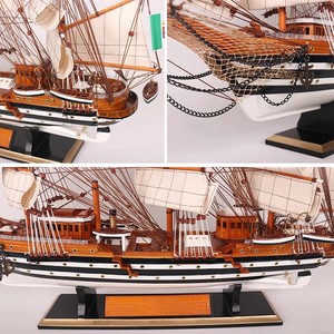 Grand modèle de bateau <span class=keywords><strong>Amerigo</strong></span> Vespucci de luxe, exquis, pour la décoration du salon, symbole d'une navigation paisible, cadeau de déménagement haut de gamme - Product Image 3
