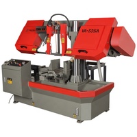 Machine à scier à ruban horizontale et verticale à tension manuelle pour la découpe des métaux, avec moteur de 3 kW et engrenage, fournie par l'usine