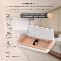 Commode et table à langer multifonctionnelle pour bébé - Conception pliable pour nouveau-nés et tout-petits