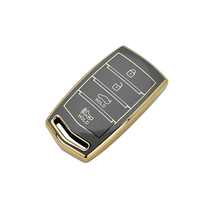 Phụ Kiện Ô Tô Nội Thất 4-Nút TPU Linh Hoạt <span class=keywords><strong>Key</strong></span> Shell Fob Bìa Mềm Chìa Khóa Xe Trường Hợp Thích Hợp Cho Genesis - Product Image 4