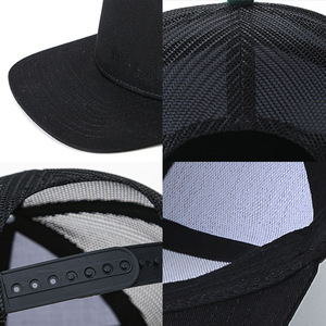 Breathable Trucker Cap For Adults Spring Summer Sun Protection Mesh Baseball Hat With Adjustable Back Closure Custom Embroidery - Product Image 3