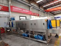 Machine à laver automatique pour caisses en plastique, nettoyeur de paniers, équipement de traitement des fruits et légumes