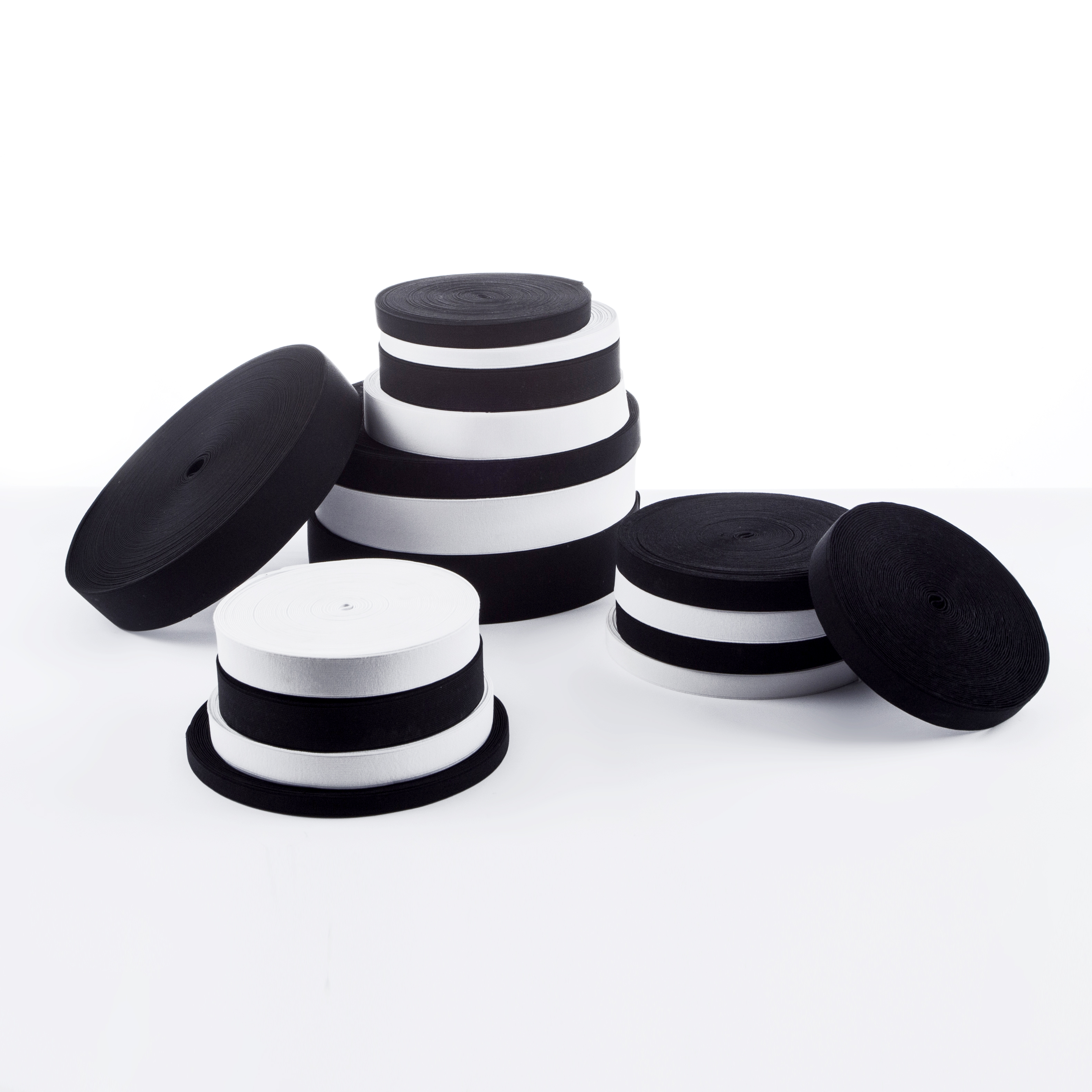 2021 New Arrival Tabby Elastic Band t Durable Flat Stripes Ribbon Elastic Band for Sewing Underwear Waistband