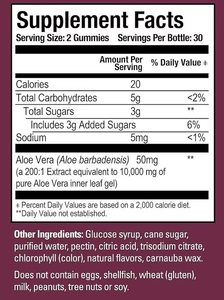OEM Extrait d'Aloe Vera à base de plantes diététique Aloe-emodin Gummies pour perdre du poids Complément pour brûler les graisses Aloe Emodin Gummies - Product Image 4