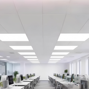 Panneaux de <span class=keywords><strong>plafond</strong></span> en aluminium perforé moderne 60x60 en fibre de verre pour usage hôtelier, forme carrée, ignifuges - Product Image 2