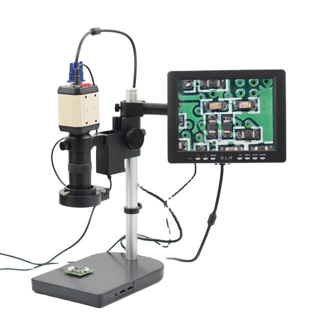 VGA Industrial Camera Electron Microscope Mobile Phone Repair Magnifier Video Microscope