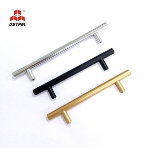 Kitchen Cabinet Dresser Drawer <strong>Door</strong> Handles 96mm Aluminum Alloy T-Bar Pulls Durable Warehouse Dining School Bedroom Hotel - Product Image 2