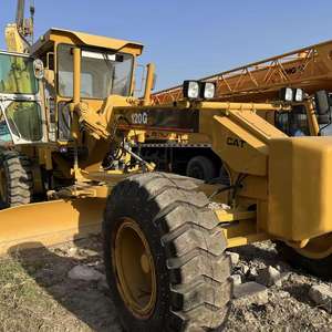 Motoniveladora de motor usado Caterpillar Hecho en China Alto trabajo eficiente 120g 120h 120K Graduadora en Shanghai Barato en venta - Product Image 2