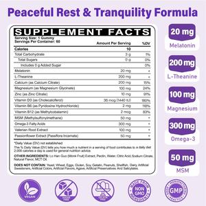 Gomitas de Melatonina Good Dream de Marca Privada OEM/ODM, Apoyo Vitamínico para el Sueño para Hombres y Mujeres, Mejora de la Memoria, Fruta Natural para Recién Nacidos - Product Image 5