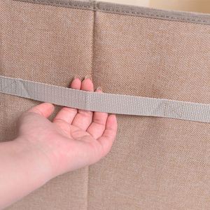 Vente en gros Boîte de rangement pour jouets de bébé en tissu non tissé pliable mignon Conception de dessin animé avec couvercle sculpté Prix bon marché - Product Image 4