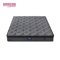 Matelas hybride LOONGFUNG à ressorts ensachés, mousse à mémoire de forme gel, orthopédique, isolation des mouvements, matelas de lit compressé sous vide, personnalisable