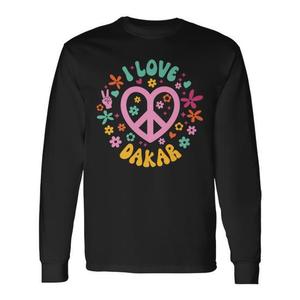 T-shirt promozionale a maniche lunghe I Love Dakar Premium - Product Image 1