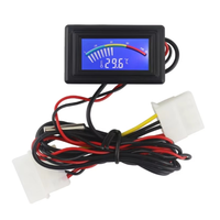 Termometer Digital akuarium, DC 4-25V layar tampilan LCD pengukur suhu air mobil NTC 10K Probe logam untuk akuarium