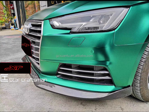 Labio de parachoques delantero de fibra de carbono <span class=keywords><strong>A4</strong></span> B9 para <span class=keywords><strong>Audi</strong></span> <span class=keywords><strong>A4</strong></span> S4 <span class=keywords><strong>Avant</strong></span> Front Shove Chin Spoiler Bodykit 17-18 Modelo base - Product Image 5