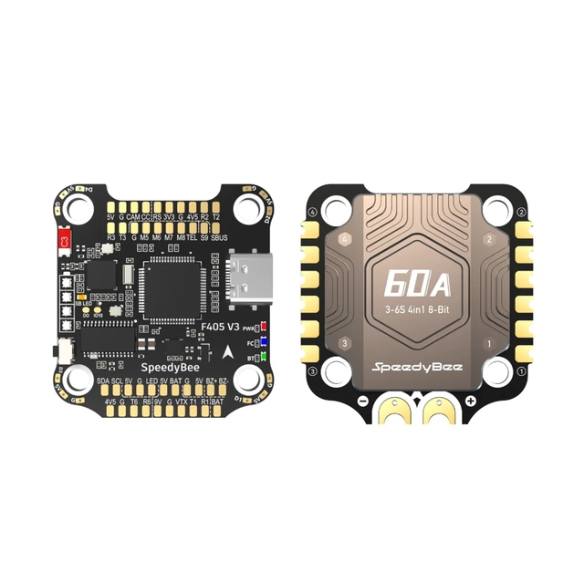 SpeedyBee F405 V4 BLS 60A Flying Tower  FC&ESC Flight Controller and 4-in-1 ESC Stack for FPV Drone Rc