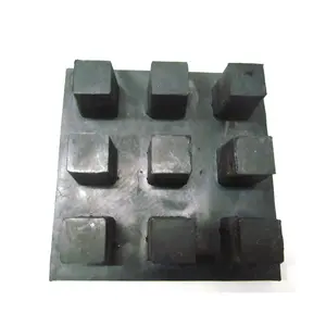 Rubber Block Customized Anti Vibration Wear Resistant Shock Absorber Damping Rubber Pad Silicone Rubber Block Rubber Mat Buffer