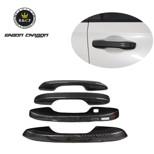 Moldura de Fibra de Carbono Real <span class=keywords><strong>para</strong></span> Manijas de Puertas Exteriores, 4 Piezas, <span class=keywords><strong>para</strong></span> Honda Civic Type R FL5 Gen 11th 2022 - Product Image 1