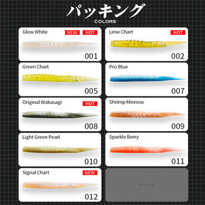 Leurre super doux Hunthouse avec grincements 110mm 5.3g 150mm 14g pour la pêche au brochet et au bar, leurres en silicone, matériel de pêche - Product Image 5