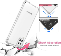 Pour Samsung A12 étui, 2021 Flexible antichoc Transparent cristal clair coque de téléphone couverture arrière pour Samsung Galaxy A12 5G Fundas