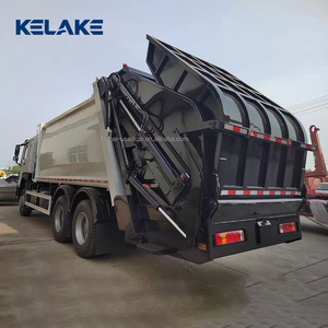 Camion compacteur de déchets HOWO 5,5 tonnes 6x2, moteur diesel manuel avec pompe et moteur - Product Image 6