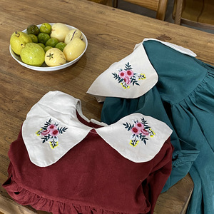 Abito Principessa Stile Mori Ricamato e Stampato per Bambine 3-8 Anni, Taglie 100-140cm, Nuova Collezione Autunnale - Product Image 3