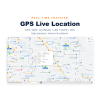 Approvisionnement d'usine Satellite GPS montre Tracker moniteur temps réel Wifi positionnement pour la Correction communautaire
