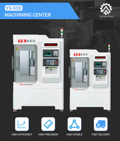 YS-650 Système de contrôleur SYNTEC Mini centre d'usinage vertical CNC 5.5Kw adapté au traitement des pièces et à la formation éducative