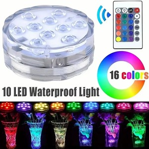 Swimming Pool <strong>Lights</strong> with Remote 16 Color Changing Rgb Pools Submersible LED Pool <strong>Lights</strong> <strong>for</strong> Pond <strong>Bathtub</strong> - Product Image 1