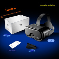 VRG Q8 Headset VR Terintegrasi dengan Kacamata Gaming 3D Realitas Virtual dan AR untuk Smartphone - Standar
