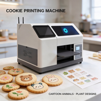Imprimante à plat A4 Reeleyin pour la décoration alimentaire, impression et découpe de papier gaufré, imprimante intelligente à encre comestible CMYK