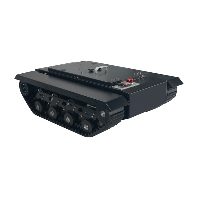 TR500S All-Terrain Robot Chassis Assembled with 50KG Load Capacity and Rubber Track Tank Without Controller-for Robotics Kits