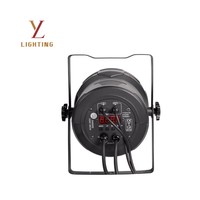 Projecteur de scène COB LED 4 yeux 200W à faisceau blanc chaud/froid avec zoom 15/25 en ABS+Fer