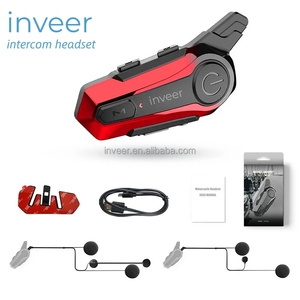 Inveer 1000m Duplex xe máy liên lạc trong tai nghe Mũ bảo hiểm intercom intercomunicador Para Moto x1plus phụ kiện xe máy - Product Image 6