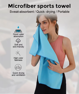 Portable Large Soft Beach Yoga Non slip <b>Fast</b> <b>Drying</b> Sweat Absorbent Mini 2 Sided Gym Sports <b>Towel</b> - Product Image 4