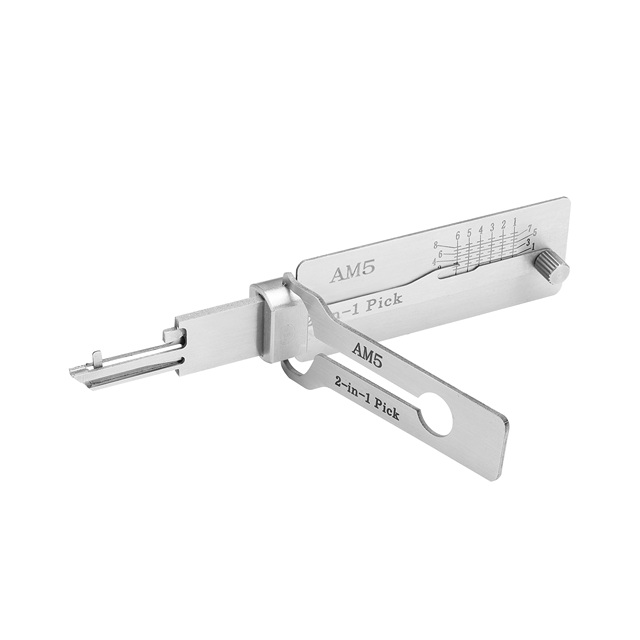 AM5 Auto Pick Decoder 2-in-1 Lock Pick Set Automotive Car Repair Tool Kit Locksmith Supplies