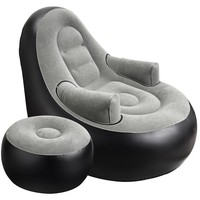 Canapés gonflables floqués d'extérieur personnalisés, chaises pliantes gonflables pour adultes et poufs gonflables avec accoudoirs