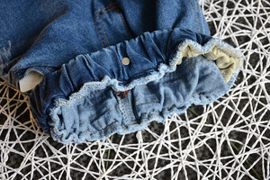 Shorts de Mezclilla con Ribete para Niñas, Venta al Por Mayor, para Verano - Product Image 2