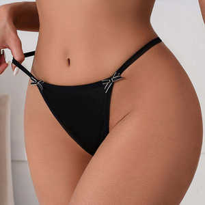 Vendita calda all'ingrosso della fabbrica di PASUXI da donna perizoma da donna perizoma da donna fiore lucido cuore a catena pizzo Sexy mutandine di biancheria intima da donna - Product Image 2