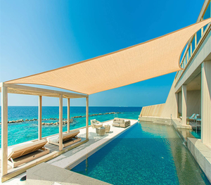 Auvent rétractable et étanche pour l'extérieur Pergola de jardin télescopique Filets pare-soleil en poly Gazebos à vagues pour pare-soleil de cour - Product Image 6