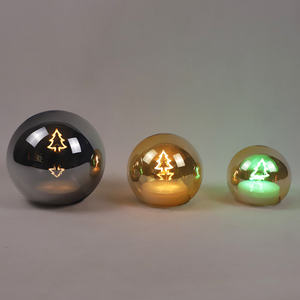 LED Glaskugel Dekoration Weihnachts baum innerhalb Globus Weihnachten Neuheit Kugeln - Product Image 1