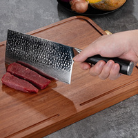 Offre Spéciale : Ensemble de 4 Couteaux de Cuisine en Acier Inoxydable VG10, Acier Damas 67 Couches, Manche en Bois, Ambidextre, Incluant Couteau à Steak et Couteau de Chef