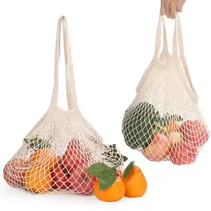 Cotton Mesh Shopping Tote Vegetable Bags