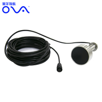 600W 50/200khz acier inoxydable détecteur de poisson transducteur capteur Sonar de profondeur d'eau pour fournitures marines