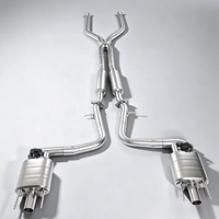 Échappement Catback UML Valvetronic Lexus ISF 5.0L V8 avec télécommande, silencieux réglable en acier inoxydable poli miroir, garantie 3 ans