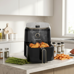 Sokany <span class=keywords><strong>Friteuse</strong></span> à air saine Nouveau style Professionnel Ménage Friteuses à air multifonctionnelles <span class=keywords><strong>Friteuse</strong></span> à air intelligente - Product Image 1