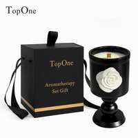 Bougie parfumée en cire de soja pour la Saint-Valentin - Marque privée, logo personnalisé, aromathérapie, cadeau de luxe pour les bars, les restaurants, la décoration de la maison