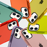 Liquidation : Coque de téléphone antichoc colorée en TPU TPE pour iPhone 16 Pro Max 15 14 17 8, Housse de téléphone portable vierge pour impression