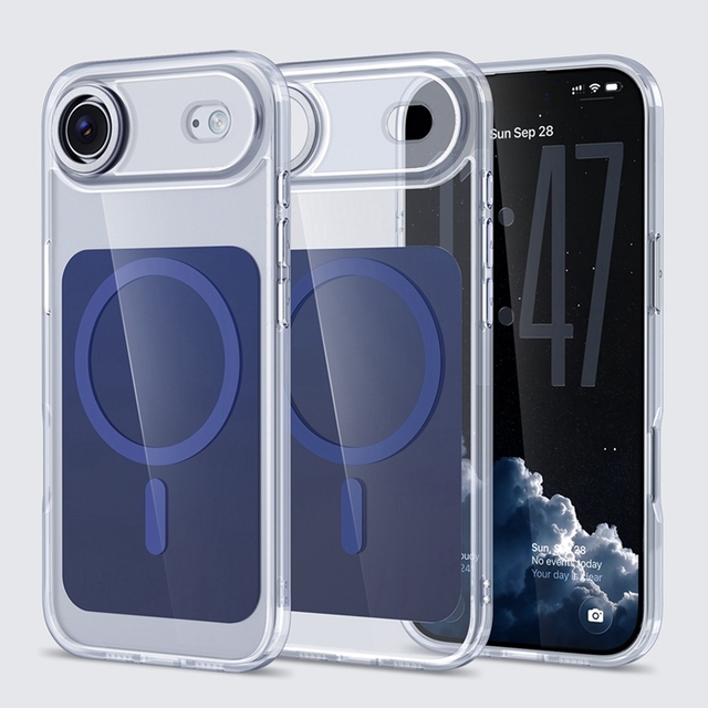 For Samsung Galaxy S24 FE 2.0 thickness Acrylic Slim Hard Crystal Clear Transparent Magnetic mobile Phone Cases