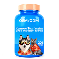 AINA Comprimés anti-taches de larmes à la taurine pour chats et chiens - Absorption rapide, Sûrs, Soutien immunitaire, Vitamines et Minéraux