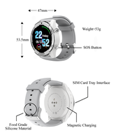 Reloj Inteligente con Teléfono 2026, 4G LTE, Tarjeta SIM, GPS, Resistente al Agua IP68, Responde Llamadas, para Niños